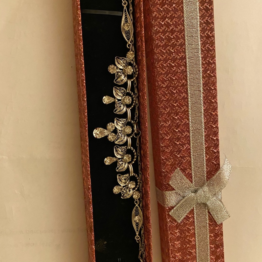 Silver 925 Flower Necklace